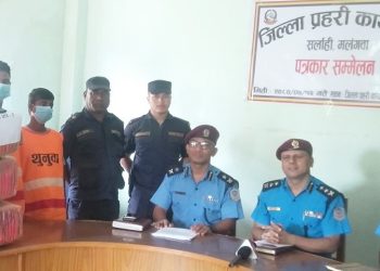 सर्लाहीको भलुवाहाबाट साढे २ सय किलो गाँजासहित दुई जना पक्राउ