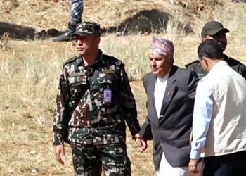 भूकम्प प्रभावित क्षेत्र जाजरकोटमा पुगे राष्ट्रपति