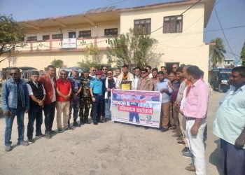 नेपाल पत्रकार महासङ्घ सर्लाही शाखाद्वारा राष्ट्रिय क्रिकेट खेलाडी गुल्सन झालाई सम्मान