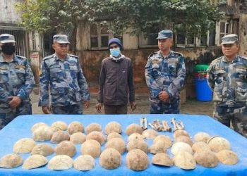 नेपाल-भारत सीमामा मानव कंकाल सहित एकजना पक्राउ