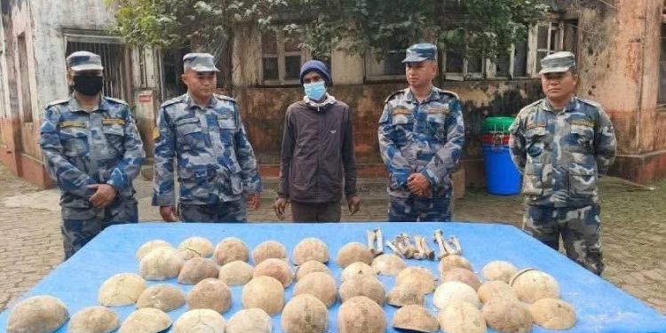 नेपाल-भारत सीमामा मानव कंकाल सहित एकजना पक्राउ