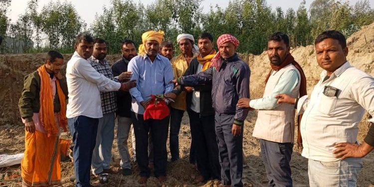 गोडैता नगरपालिकामा भोले बाबा मन्दिरको शिलान्यास