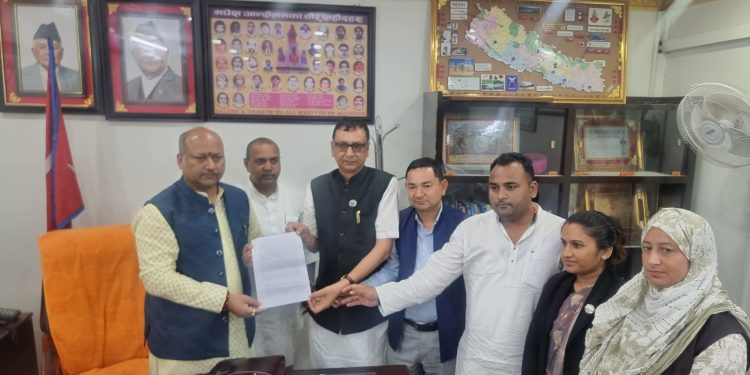 ‎पानीको संकट समाधानबारे पाँच प्रतिपक्षी दलको संयुक्त ध्यानाकर्षण‎